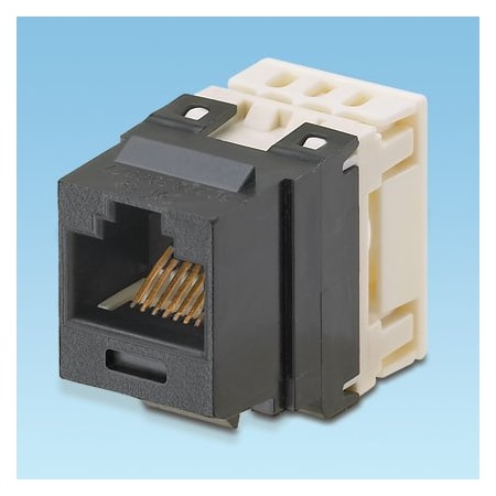 Panduit Cat 5E Punchdown Jack Module - Yellow (10 Pack), 10PK NKP5E88MYL